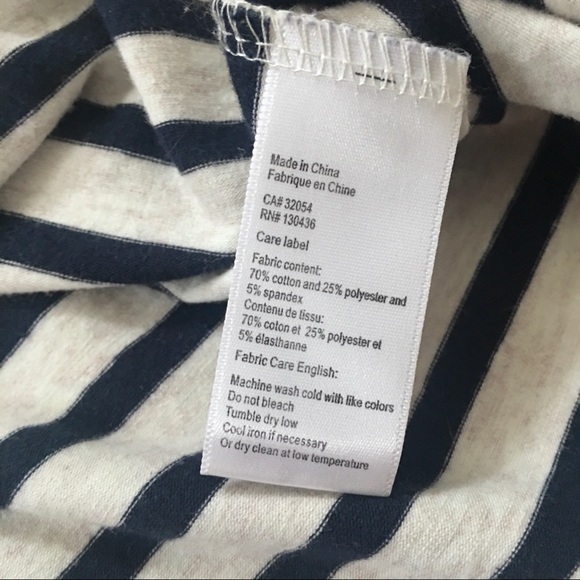 Anthropologie Lili’s Closet Striped Silky Satin Hem Long Sleeve Tunic Shirt - Picture 6 of 6